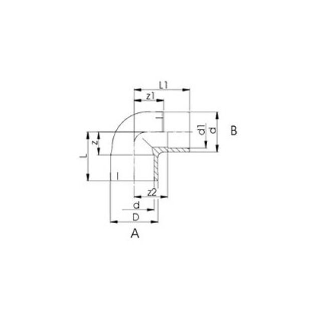 GF PVC gomito 90° PRO-FIT
721 100 308
32 mm
