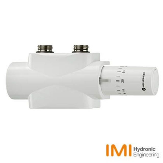IMI Heimeier Multilux 4-Set
umstellbar weiss RAL 9016
mit Thermostatkopf Halo