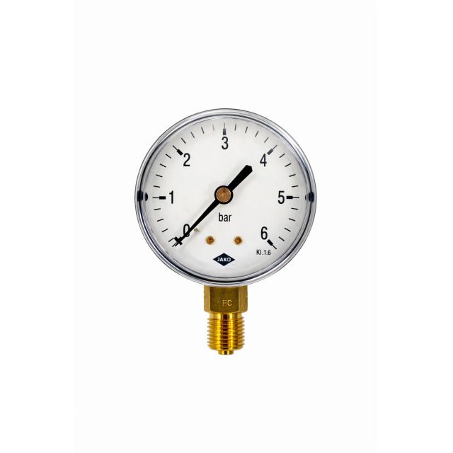 MANOMETER ANSCHLUSS UNTEN 1/4
BOY-NR. 32  63 MM 0 -  6   BAR