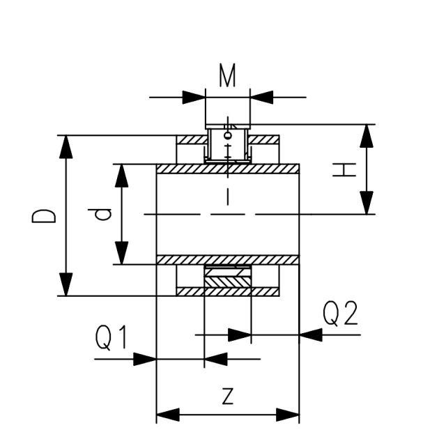 Festpkt Set PE100 SDR11 PN16
d140/D225