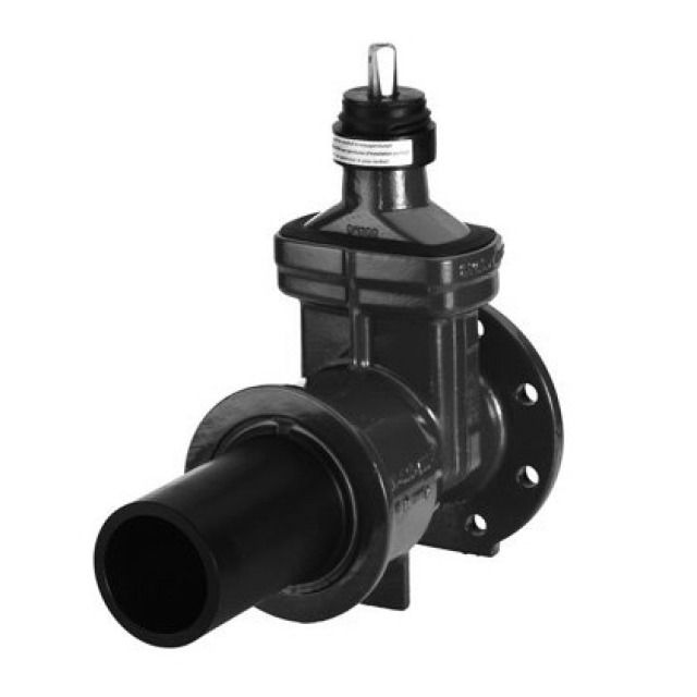 WEICHKEILSCHIEBER     FIG.5462
FL+HDPE-SPITZEND  DN 125 / 140