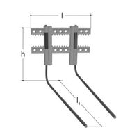 JRG Sanipex 5736 Supporto di tubo semplice