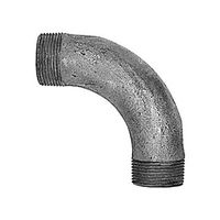 Coude à grand rayon, 3, galvanisé, (G8)
