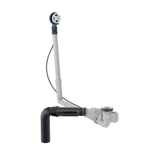 Wannengarnitur Geberit
mit Drehbetätigung
Ø52, Länge 52 cm, 150.631.00.6
mit Anschlussstutzen, mit
Kugelgelenk, Gegenstromprinzip
56 mm - ohne Fertigbauset 320381