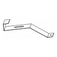 Gancio dritto per coperture a coppella del tetto