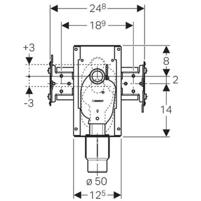 GIS set per lavabo
sifone ad incasso 461.433