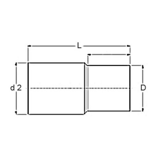 TUBE COMBINE ACIER-ZINGUE 22-3/4
STEELPRESS ART. 375.304.022