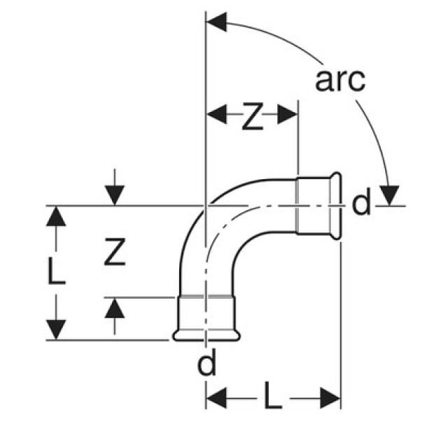 MPF-S curva 90°
31107     d 42