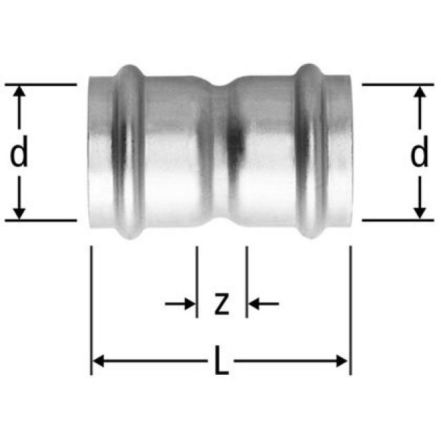 MANCHON OPTIPRESS GAZ
N° 88020.24 DIAM. 22
