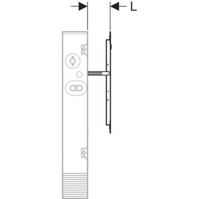 PFIT porta armadietto distr.
650.420          B = 60 CM