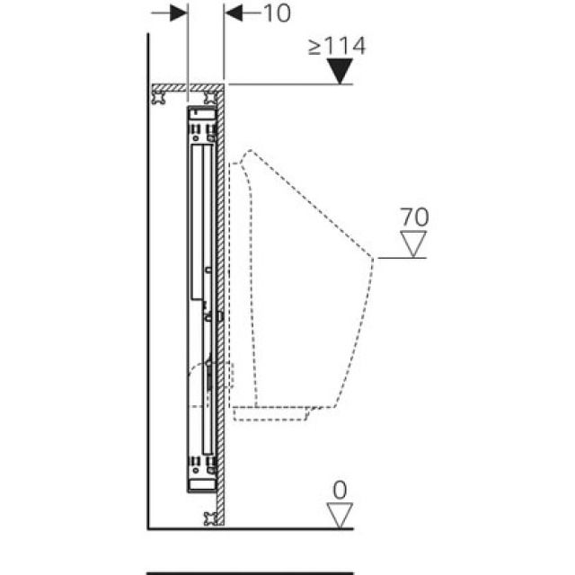 GIS URINAL-ELEMENT TYP 112/130
461.628 PREDA / SELVA
INTEGRIERTE URINALSTEUREUNG