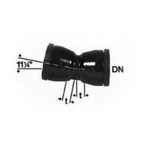 vonRoll, Curva con 2 innesti a vite, 11°, 2325A.11