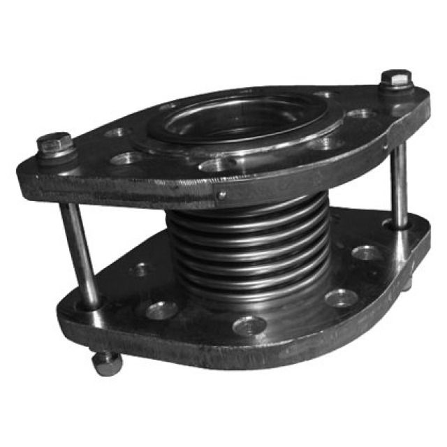 SCHW.-DAEMPFER  MIT ZUGB. PN16
TYP WAS.855 1.4541 DN 100