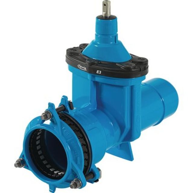 HAWLE Vanne à embouts lisses/
manch. multi.SYNOFLEX 4253 BLS
DN100 PN16 104-132MM