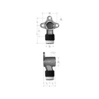 4610, Sanipex MT, Raccord pour robinetterie, simple