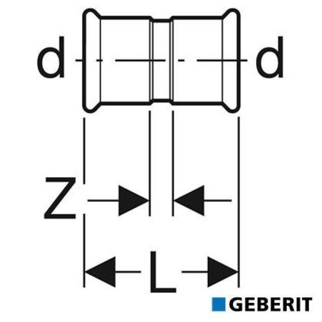 Geberit Mapress Therm
Manicotto: d=22