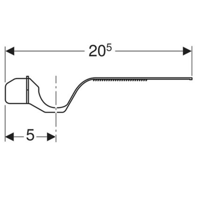 GIS staffa a clip
per tubo 461.070   d 16 - 40