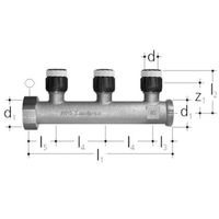 4640, Sanipex MT, Distributeur à 3 départs