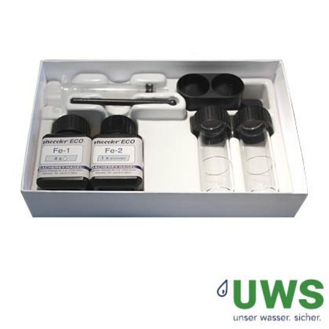 UWS Testbesteck Eisen
ca. 100 Bestimmungen
Kolorimetisch
