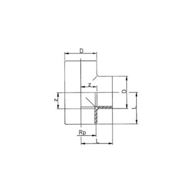 GF PVC-U T-STUECK
721 201 607               3/4"