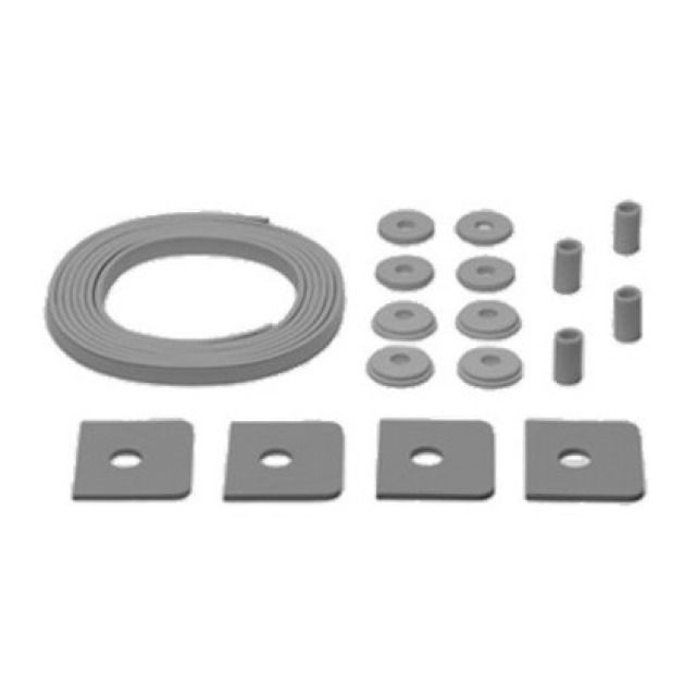 ISO-SET-HAFNER d'isolation
pour lavabos plus de 110 cm
4 douilles en caoutchouc
4 rondelles-U, 3,6 m ruban
en caoutchouc autocollant
4 bases en caoutchouc - pour l'exigence élevée SIA 181
Coloris: sans couleur