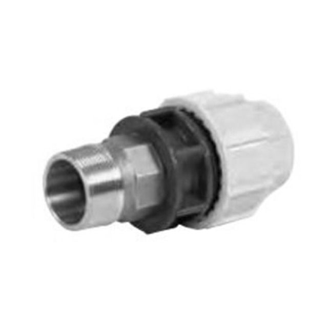 RACCORD  MALE PLASSON NO 7720
D=32X 1 AVEC FILETAGE LAITON