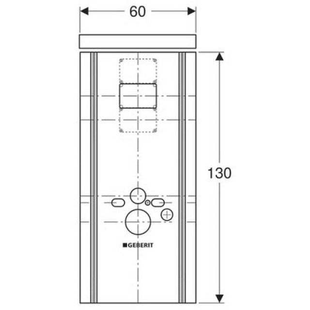 GIS-PANEEL WC-ELEMENT
461.189    KLEINE SERV.-OEFFN.
