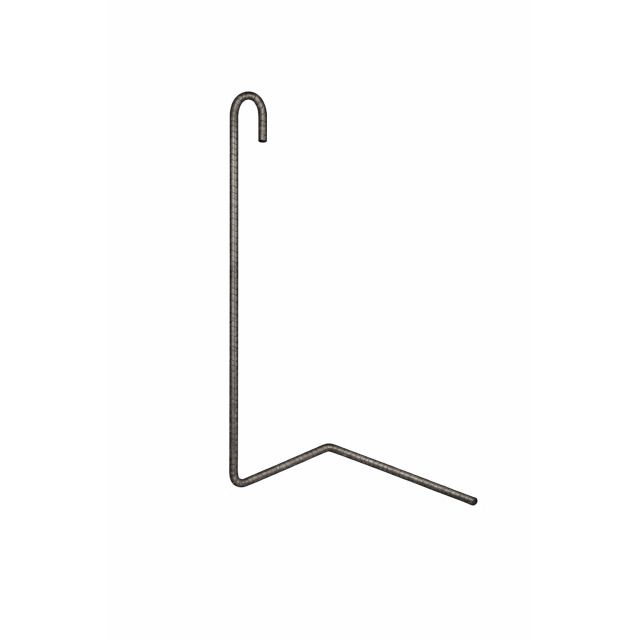 Aufstelleisen 3D 10 mm
mit Endhaken 30 x 30 x 100 cm