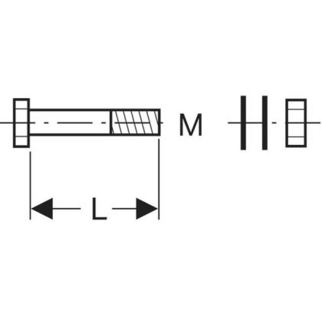 GEBERIT BOULON COMPLET
361.743            50 - 75  MM