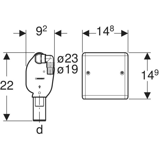 GEBERIT set complementare
152.236
d 40