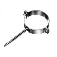 Collare per tubo, con filettatura per legno