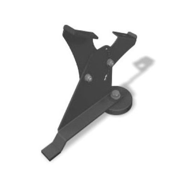 PREFA LAUFSTEGSTÜTZE P10
AUF EINEM FUSSTEIL   BRAUN