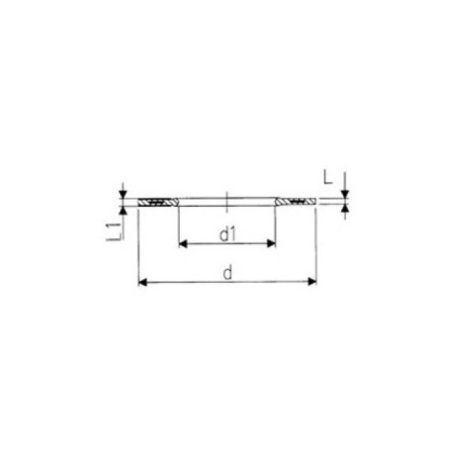 PE FLANSCHDICHTUNG   NBR
745.440.304  40MM  34X 82X3/4"