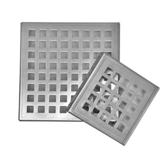 LOCHROST MIT QUADRATLOCH CR-NI
250 X 250 MM