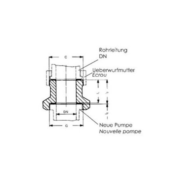 WILO FLANSCHRINGE RF 1
110627990 DN32 - DN32  PN6
AUSFÜHRUNG 2