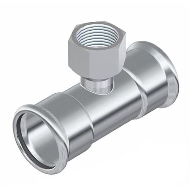 PROFITEC PRESSINOX - FIG. 12
TEE CON PARTENZA FILETTATA F
15 - 1/2" - 15 MM