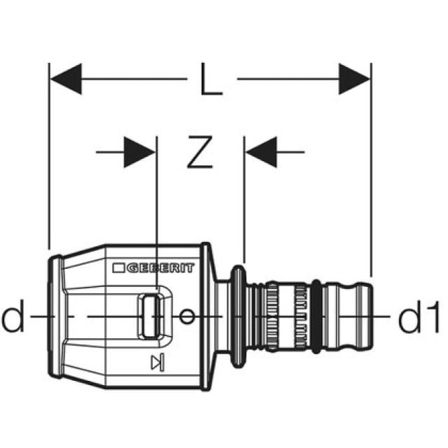PFIT raccordo adatt. su Mepla
652.673
25-26 mm