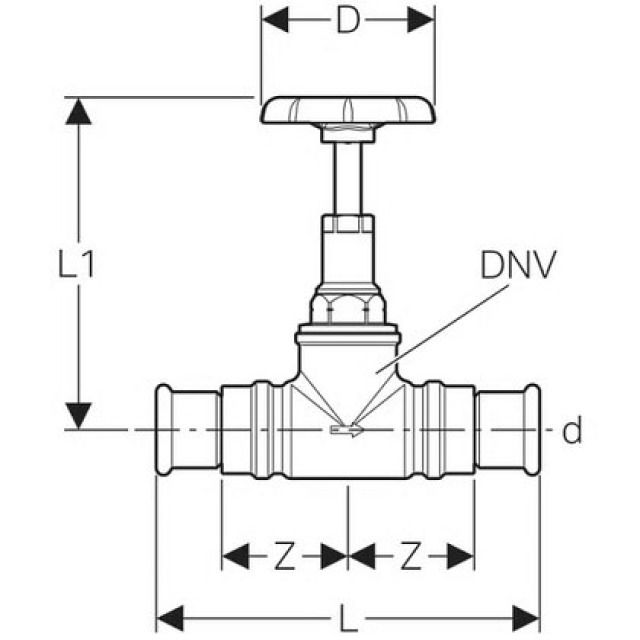 MAPRESS GERADSITZVENTIL
94864                    22 MM