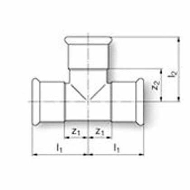 TE ACIER-ZINGUE  22 MM
STEELPRESS ART. 382.022.000