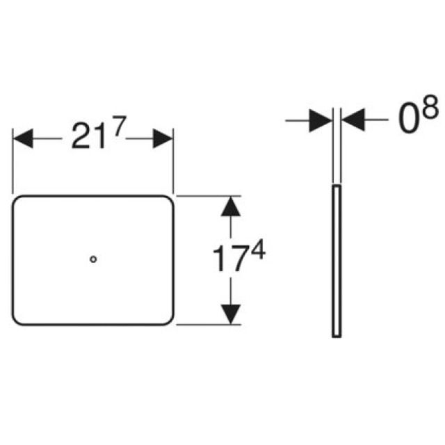 Placca di copertura GEBERIT
per collegamento idrico per
contatore dell'acqua compatto
bianco
TEAM-NR: 871509.000.100