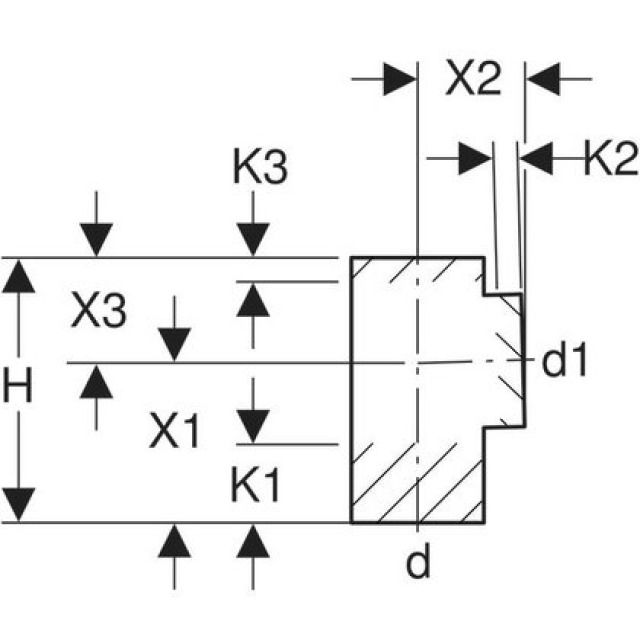 GEBERIT braga 88.5° PE
363.162     d 56 - 50