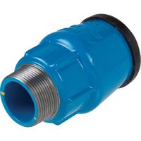 HAWLE, Raccordo ad innesto, con filettatura esterna, 6100