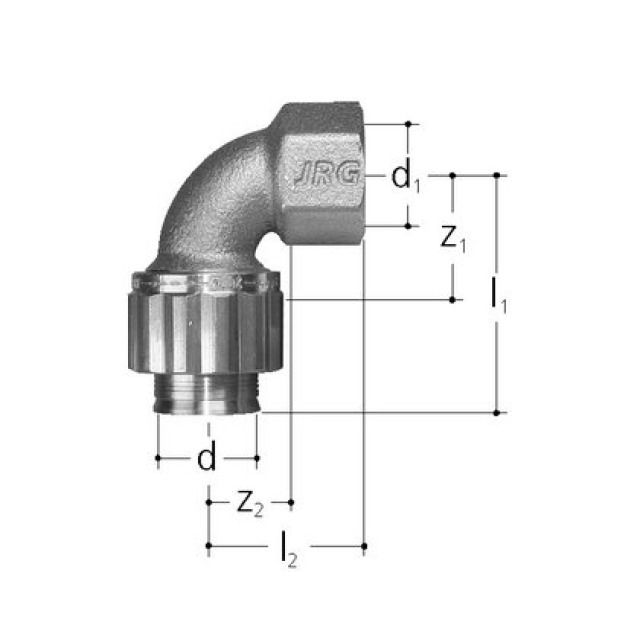 SANIPEX curva filetto femm.
5521.922     3/4"-20 mm