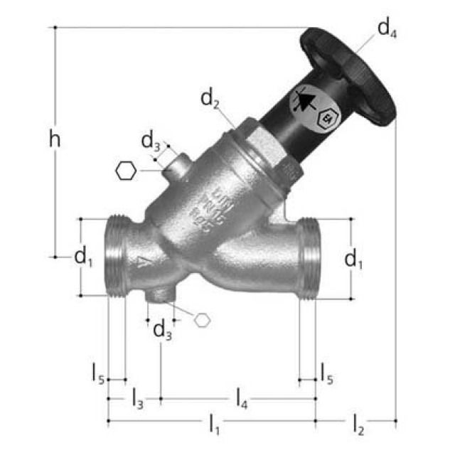 JRG KRV ABSPERRBAR IG O. ENTL.
5281.015  BAUREIHE 1     DN 15