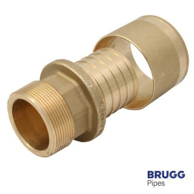 BRUGG Pipes Pressverbindung
mit Aussengewinde Heizung
75x6.8 AG 2 1/2"