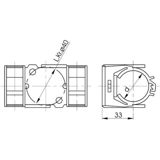 INSTAFLEX VENTILHALTER
5096 D=  20 / 25 MM 761066325