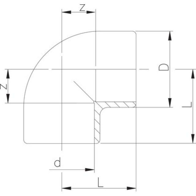GF INSTAFLEX WINKEL 90°
5005 D=  75 MM 761066607