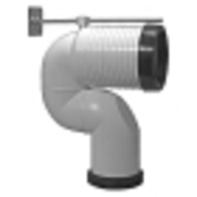 Curva di scarico LAUFEN Vario
150-305 mm, per vaso a
pavimento 343 029
Colori: bianco