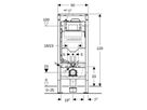 Geberit Duofix élément pour WC suspendu 120 HS30