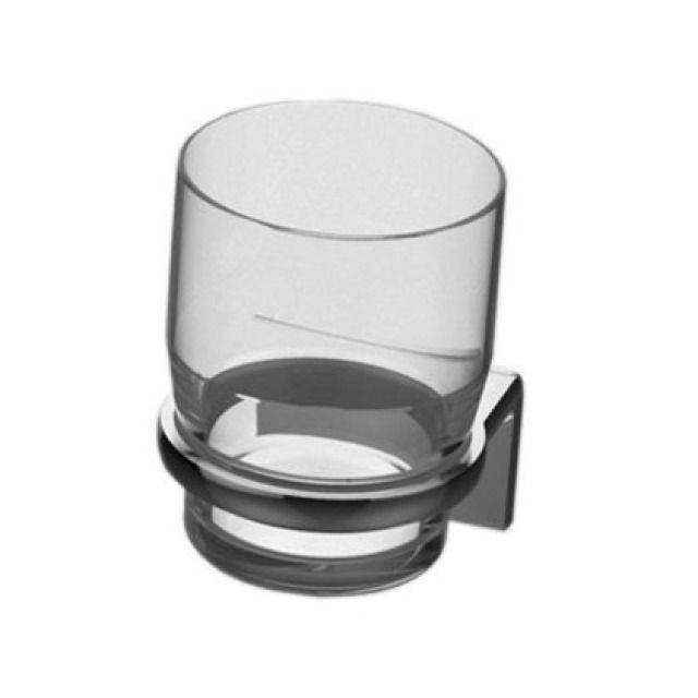 Portabicchiere CHIC 14
bicchiere in vetro trasparente
Colori: cromato